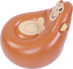 Dpofirs Inflatable Chair, Animal Shaped Portable Blow Up Sofa with Soft Skin Friendly and Sturdy Air Filled Design for Camping Patio Beach Travel