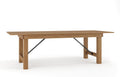 Flash Furniture Hercules 96x40 in Folding Table | Commercial Grade, Foldable Locking Legs, Farmhouse, Rustic