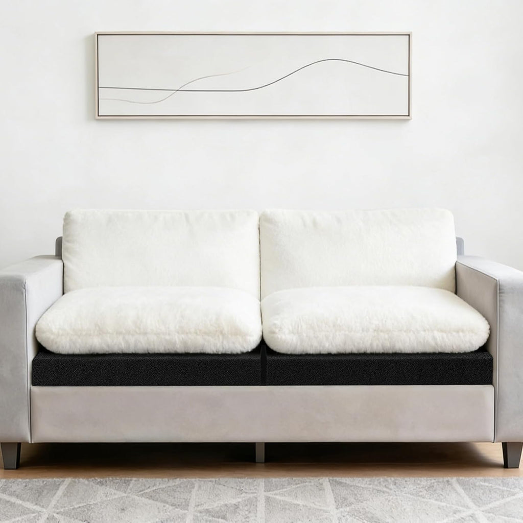 3 Pcs 45D Couch Cushion Support 22" x 22" x 2.4" Couch Cushion Replacement Couch Supports for Sagging Cushions High Density Rectangles Sofa Cushion Support for Furniture Seat Sagging Repair