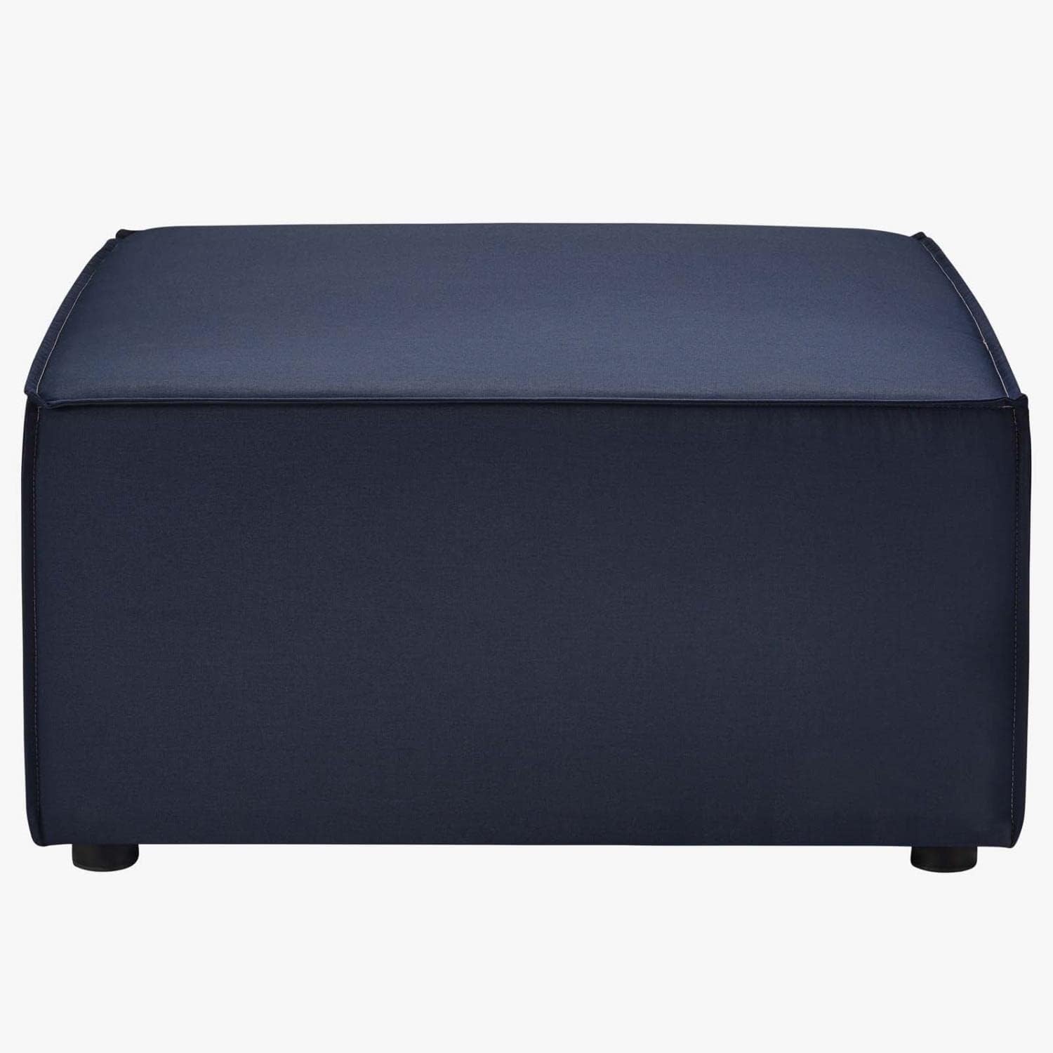 Modway EEI-4211-NAV Saybrook Patio Sectional Ottoman in Navy