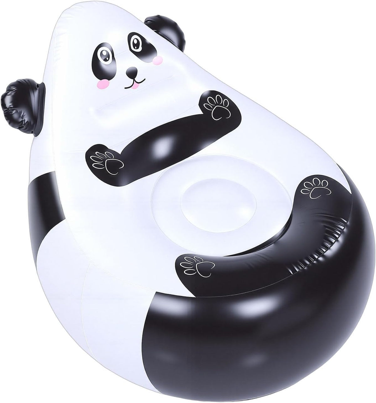 Zopsc Cute Panda Animal Shaped Inflatable Chair, Lightweight Portable Seat for Outdoor, Indoor Use