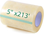 Greenhouse Repair Tape, 6.3 mil Thickness Greenhouse Plastic Tape, Clear UV Resistant Greenhouse Sheeting Coverings Film Tape(5inX213ft)
