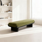 Modern Fabric Long Shoe Changing Bench for Walk-in Closet Living Room Home Use Bed end Entryway(XL)