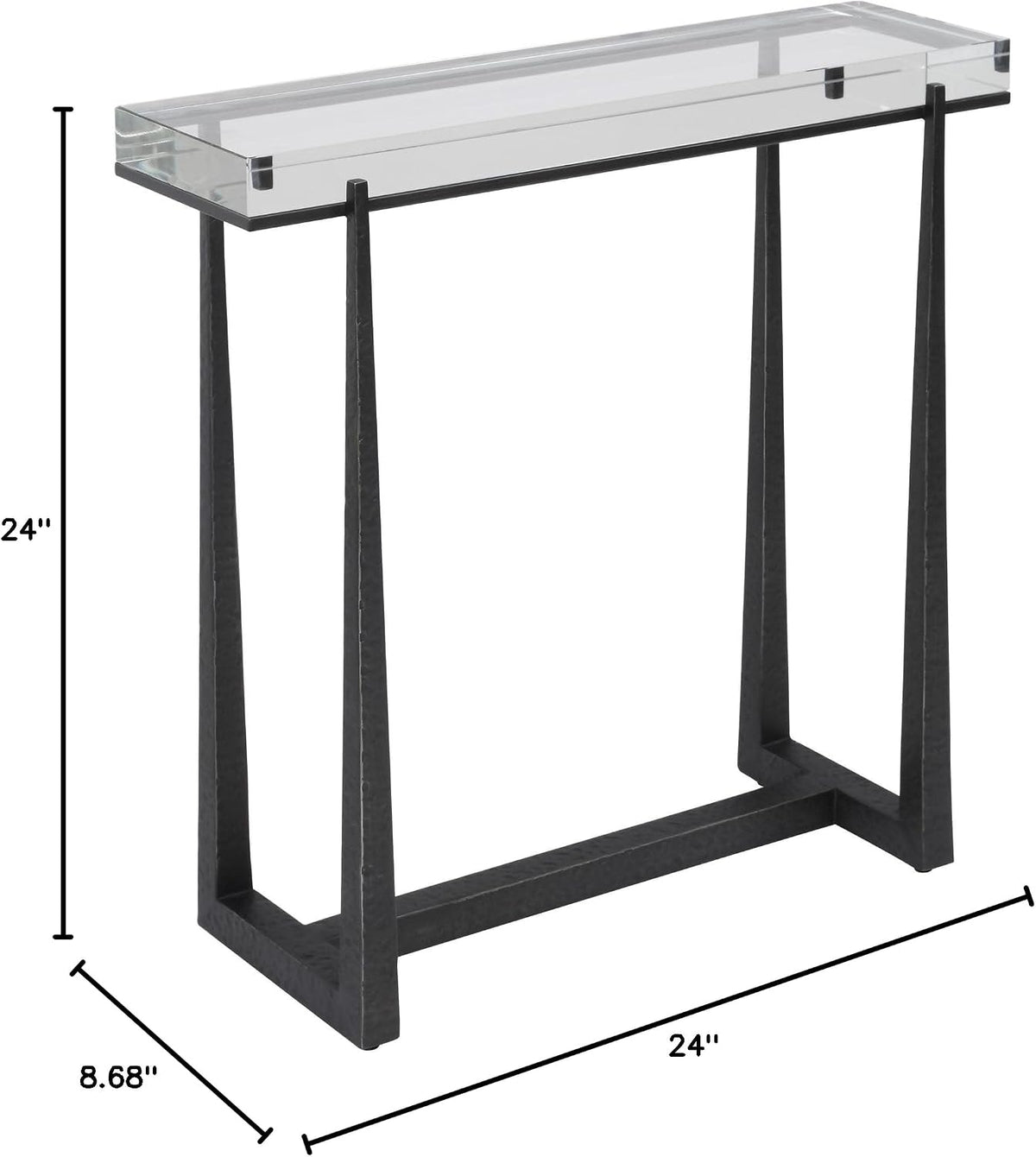 Uttermost 50085 Midas - Accent Table-24 Inches Tall and 24 Inches Wide