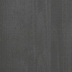 Dark Grey Solid Pine Wood Medium Sideboard with 5 Drawers, Modern Storage Cabinet for Living Room Dining Area Hallway, Sturdy Construction Wall Mountable, Ample Storage Space