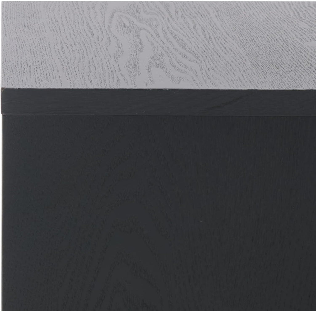 SAFAVIEH Home Collection Aeon Black C-Shape End Table