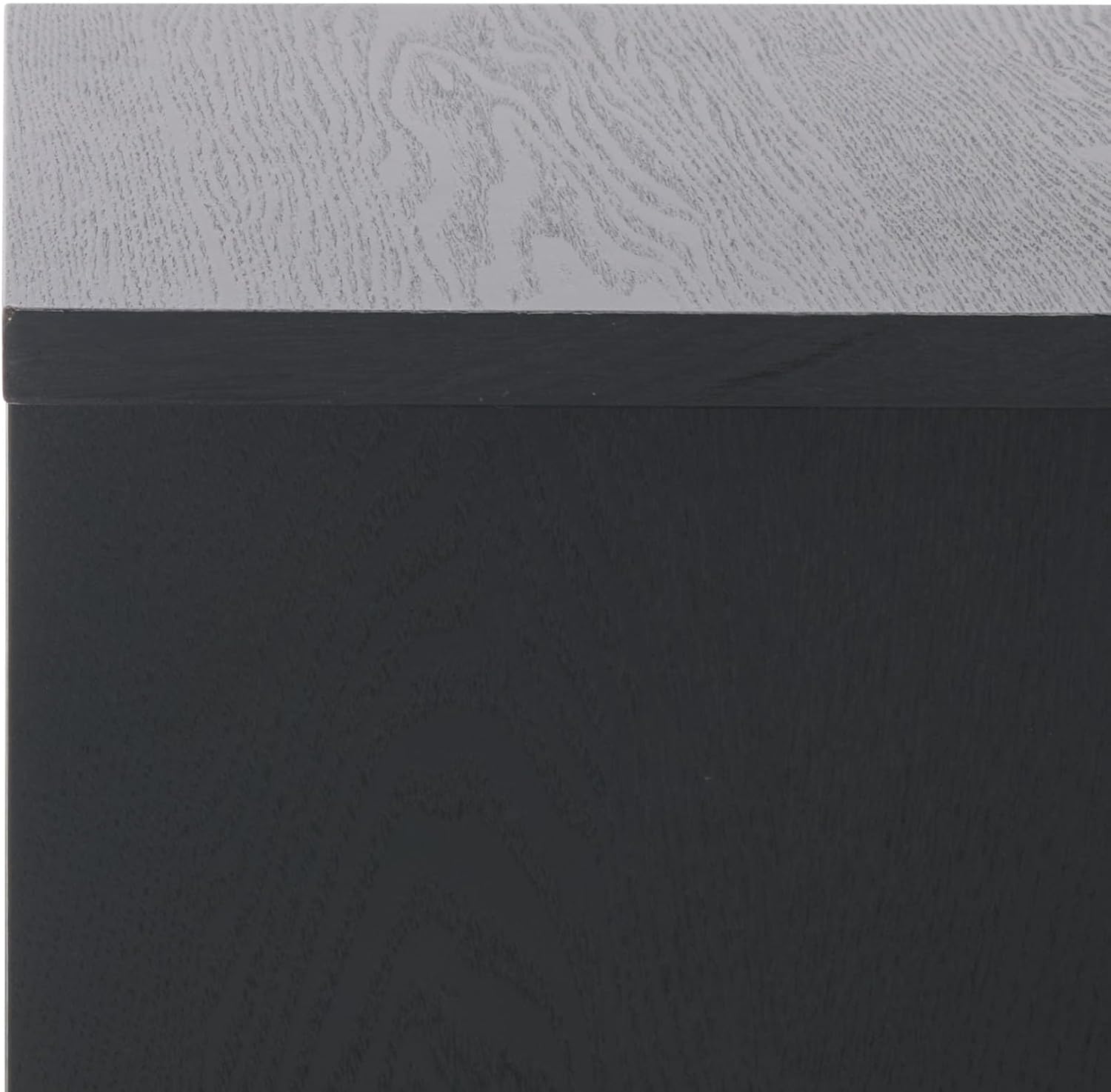 SAFAVIEH Home Collection Aeon Black C-Shape End Table
