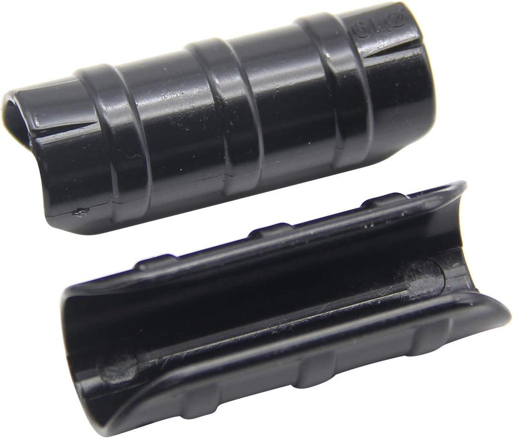 Garden Buildings Tube Clip 0.75 inch Black Greenhouse Clips Greenhouse Frame Pipe Tube Film Clip Connector Kit Pack of 10, Can Clamping Something outer diameter of 0.75-0.79in
