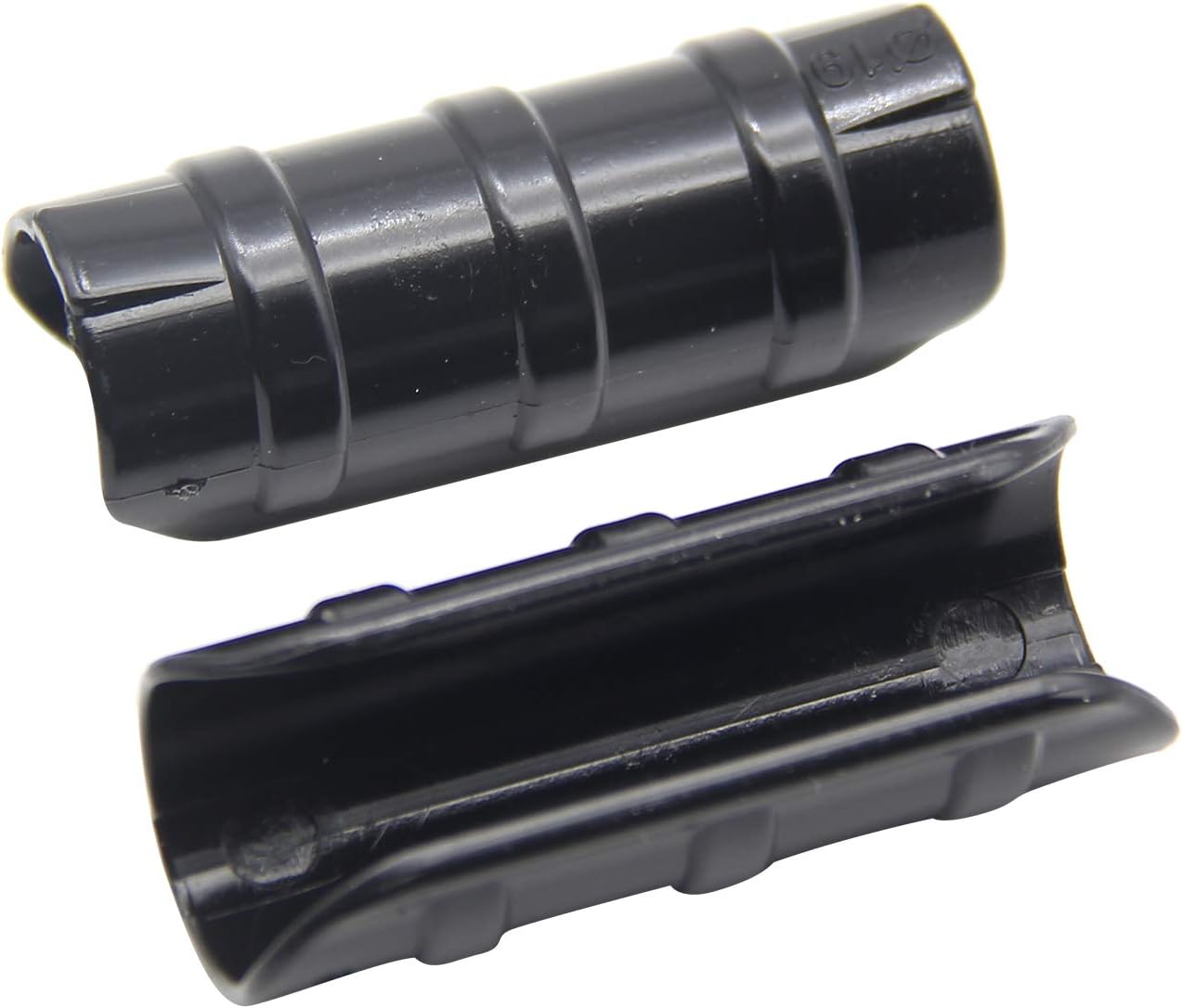Garden Buildings Tube Clip 0.75 inch Black Greenhouse Clips Greenhouse Frame Pipe Tube Film Clip Connector Kit Pack of 10, Can Clamping Something outer diameter of 0.75-0.79in
