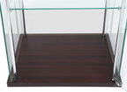 Fuji Boeki 96049 Collection Case, Figure Case, 3 Tiers, Width 16.7 x Depth 14.4 x Height 33.9 inches (42.5 x 36.5 x 86 cm), Brown, Tempered Glass, Full Glass,