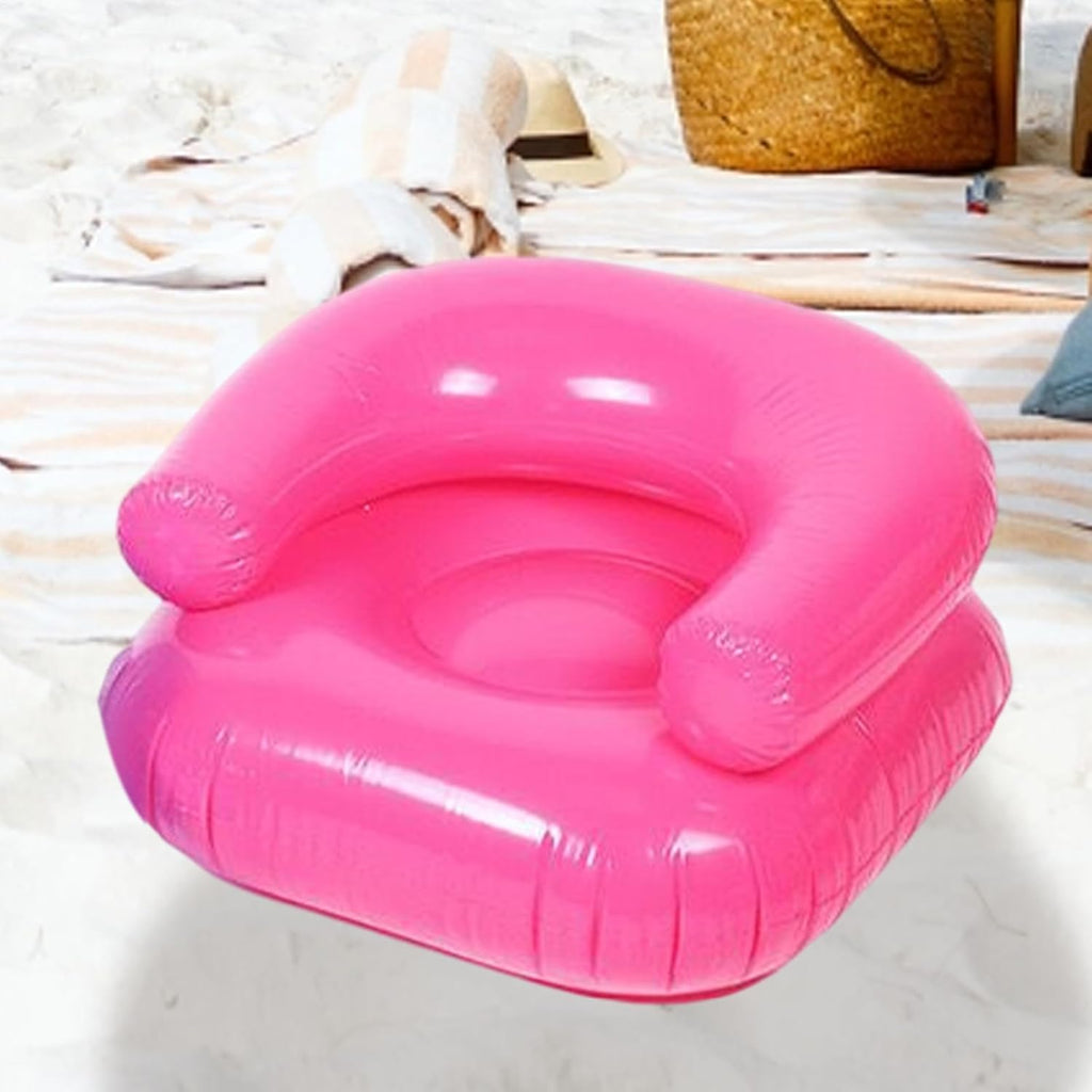 Inflatable Chair, Waterproof PVC Blow Up Chairs with 2 Air Vents, Portable Swimming Aider, Floating Seat for Boys Girls, Air Couches for Camping