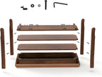 Shoe Rack Bench Entryway Storage with Leather Cushion, 39.4"