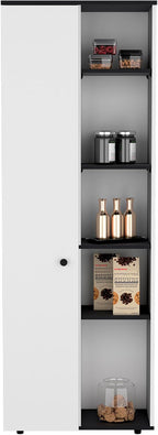Multistorage Kitchen Pantry Lane, Kitchen, White/Black