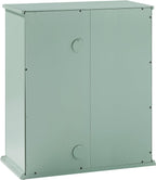Crosley Furniture Holbrook Traditional Stackable Kitchen Storage Pantry, Accent Cabinet, Bathroom Storage, Distressed Seafoam Blue