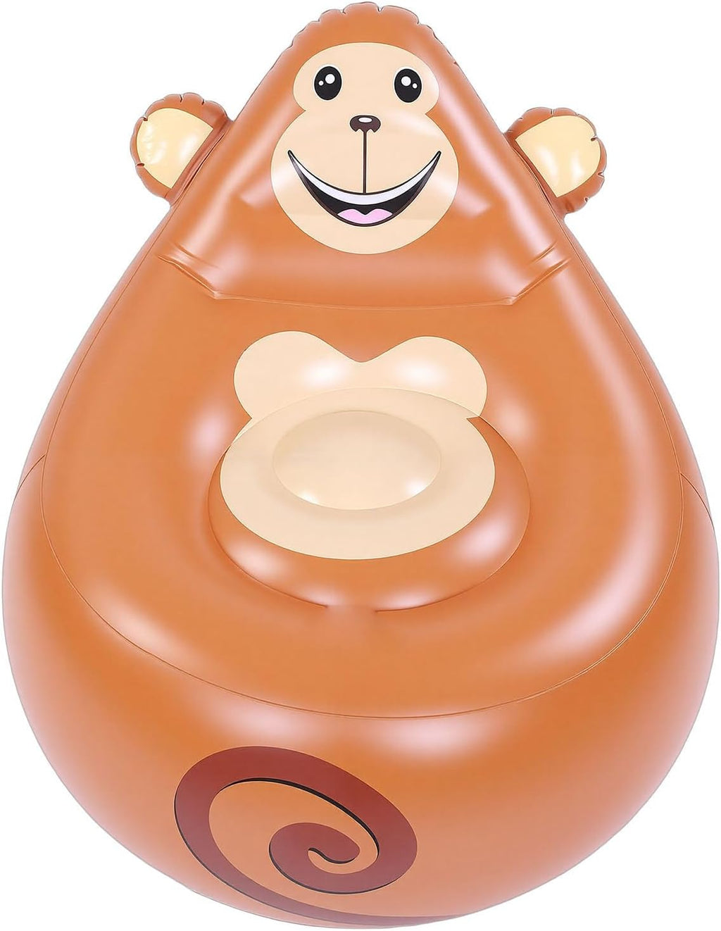 Dpofirs Inflatable Chair, Animal Shaped Portable Blow Up Sofa with Soft Skin Friendly and Sturdy Air Filled Design for Camping Patio Beach Travel