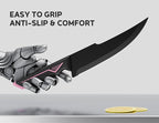 Knife Set - 15 PCS Kitchen Knife Set with Built-in Knife Sharpener Block - Stainless Steel Knife Block Set - Dishwasher Safe, Elegant Box for Men Women, Pink
