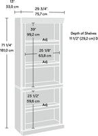 Sauder Heritage Hill Library/ Book shelf, Classic Cherry finish