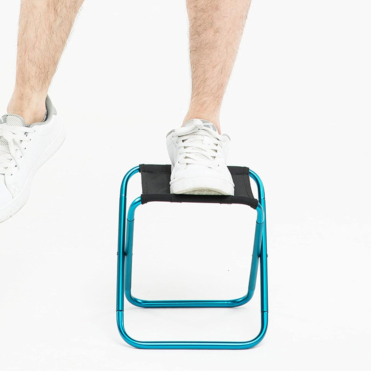 Portable Mini Folding Stool, Small Camping Stool Mortable Stool Can Hold Up to 150 Lbs