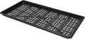 SUNPACK 10" x 20" Heavy Duty Mesh Plastic Seed Starting Tray, Black, 1" - Ensures Water Drainage and Aeration, Perfect for Greenhouses or Indoor Gardening
