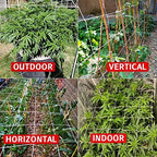 5x350ft Garden Trellis Netting - Heavy-Duty Polyester Outdoor Plant Support Netting for Climbing Plants, Vegetables and Fruits, Hydroponic Growing