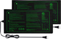 Upgrade Version 2PK Seedling Heat Mat with ETL Listed,Warm Hydroponic Heating Pad for Seed Starting,Indoor Gardening,Brewing and Greenhouses,Durable Waterproof Black Plant Heat Mat