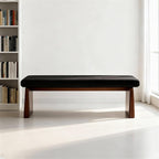 Modern Wooden Sofa Bedroom Bed end Bench Hotel Leisure Entryway(XL)