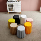 Footstool Footstool,Simple Fashion Stool,Anti-Slip Strong Stool (White 18x17x14inch)