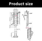 8 Pin Lifting Bed Remote Control Electric Push Rod Controller Electric Operating Table Manual Controller Enduring Lift Chair Hand