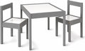 3-Piece Dry Erase Activity Table and Chair Set for Learning, Drawing & Creative Play