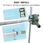 UYGALAXY Greenhouse Sidewall Manual Film Roll up Hand Crank Winch for Greenhouse Ventilation ﻿Agricultural