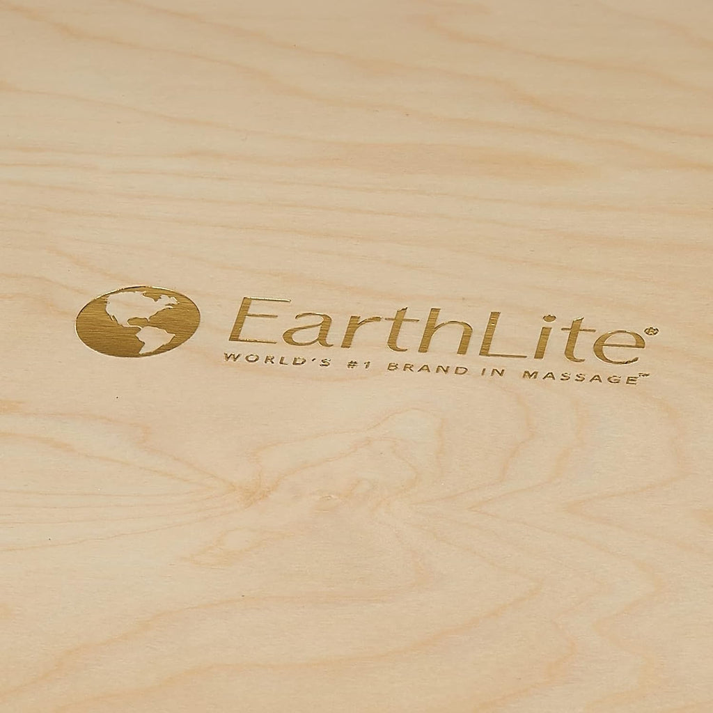 EARTHLITE Wooden Step Stool - Beautiful Finish, Large Surface, Strong & Stable Bed Step, Foot Stool, Massage Step-Up (4" or 7")