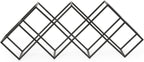Wine Rack Freestanding Floor Countertop Wine Racks Storage Bottle Hold | Versatile wine rack freestanding floor or countertop use. Holds wine bottles securely in diamond slots. Durable iron fra