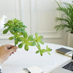 2pcs Artificial Succulent Plants, Realistic Large Fake Succulents, Artificial Hanging Ornaments for Decor