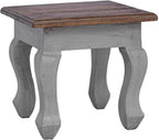 Gecheer 3 Piece Nesting Tables Set, Solid Mahogany Wood Side Tables, Antique Vintage Style End Tables for Living Room, Handmade Sturdy Coffee Table Set with Natural Imperfections, 3 Sizes