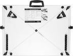 Pacific Arc Table Top Drawing Board with Parallel Bar, White, 30 inches by 42 inches
