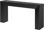 Plank+Beam 66 Inch Camden Console Table - Solid Pine Wood, Easy Assembly for Living Room or Entryway, Rustic Char