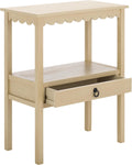 SAFAVIEH Home Collection Haven Natural Brown Low Drawer Accent Table
