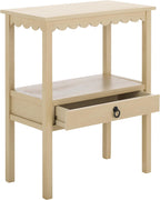 SAFAVIEH Home Collection Haven Natural Brown Low Drawer Accent Table