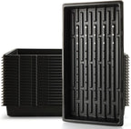 18-Pack 1020 Seedling Trays with Holes - Extra Strength Heavy Duty,10" x 20", Reusable 1020 Nursery Trays for Seed Germination, Plant Propagation, Garden Seed Starter and Microgreens