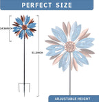 WONDER GARDEN Wind Spinners Outdoor - Metal Wind Spinner Windmill, Kinetic Wind Sculpture & Spinners for Yard Patio Lawn Decor