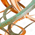 Red Carpet Studios The Original Helix Cosmix Spinner Hanging Triple, 18-Inch, Copper & Patina