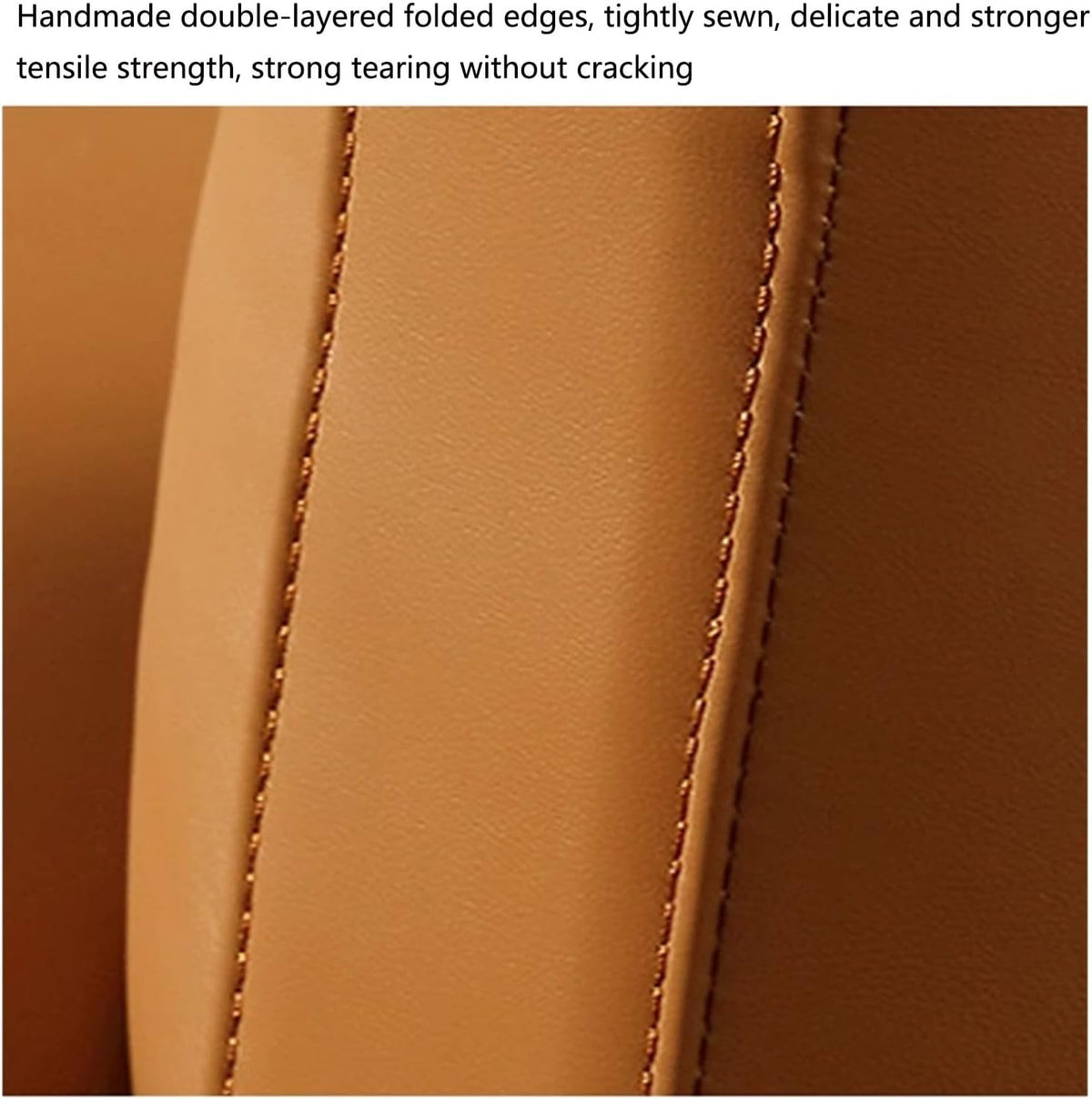 Modern Leather Bench with Soft Padded Entryway Lounges with Metal Leg Comfortable Seating Foot Stools, for Living Room, Dining Entryway(Orange,150 * 50 * 42cm)