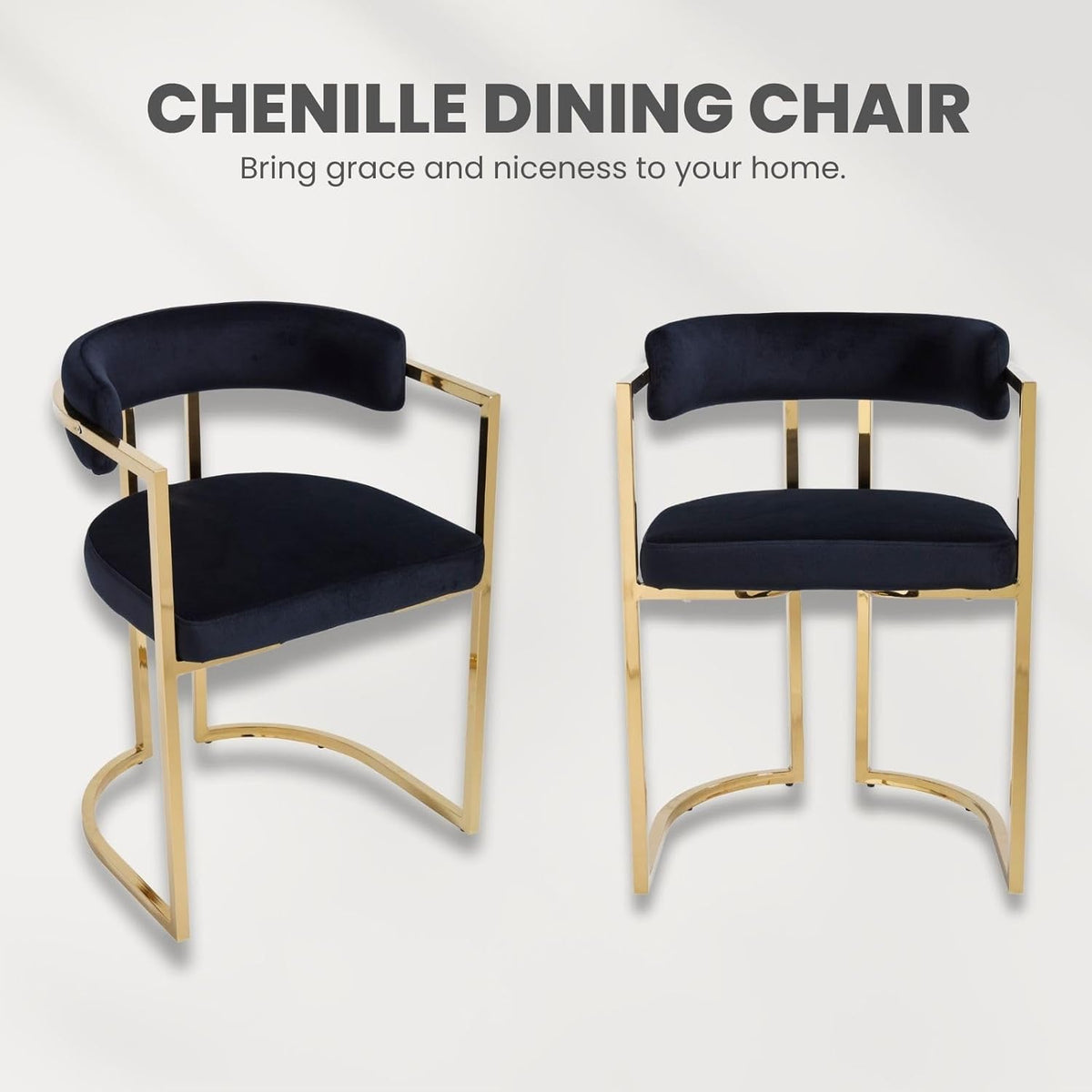Black Velvet Upholstered Dining Chairs Set of 4, Modern Barrel Dining Chair with Gold Legs, Kitchen Chairs Open Back Accent Chairs Arm Side Chair for Living Dining Room/Vanity