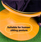360° Rotating Gyro Spinning Chair, Sensory Swivel Chair for Autistic, Sit and Spin Sensory Equipment for Backyard Fun, Festivals and Outdoor Play(Red)
