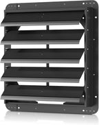 20 Inch Galvanized Sheet Spraying Automatic Exhaust Shutter Louver Vent (No Fan Blades and Motor) for Home Attics, Workshops, Barn, Greenhouse