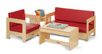 Jonti-Craft 0375JC Living Room Couch, Red