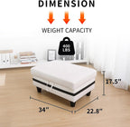 Leather Storage Ottoman Bench,33.5" Large Square Ottoman with Storage, Foot Rest Footstool Bench Coffee Table with Thick Cushion for Home Decor/Entryway/Living Room/Bedroom/Rv Car,White&Black