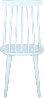 SAFAVIEH Furniture - Burris Side Chair Set of 2 - Pale Blue - Solid Wood - Modern Clean-Line Design - Ideal for Dining Room, Kitchen, Living Room, 17.7" Seat Height (AMH8511G-SET2)