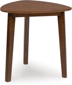 GTU Furniture Casual Acacia Wood Rectangular 3-Piece Coffee Table Set, Cocktail Table with 2 Matching End Tables, Brown Finish for Living Room