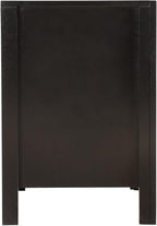 Elegantly Designed Bedside Table in Chic Black,for Small Spaces